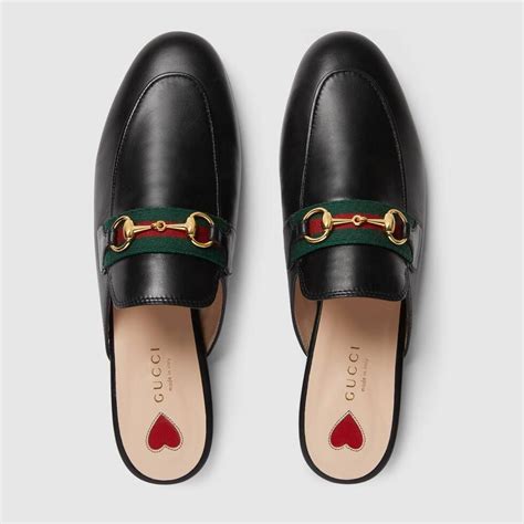 gucci leather slippers women's.